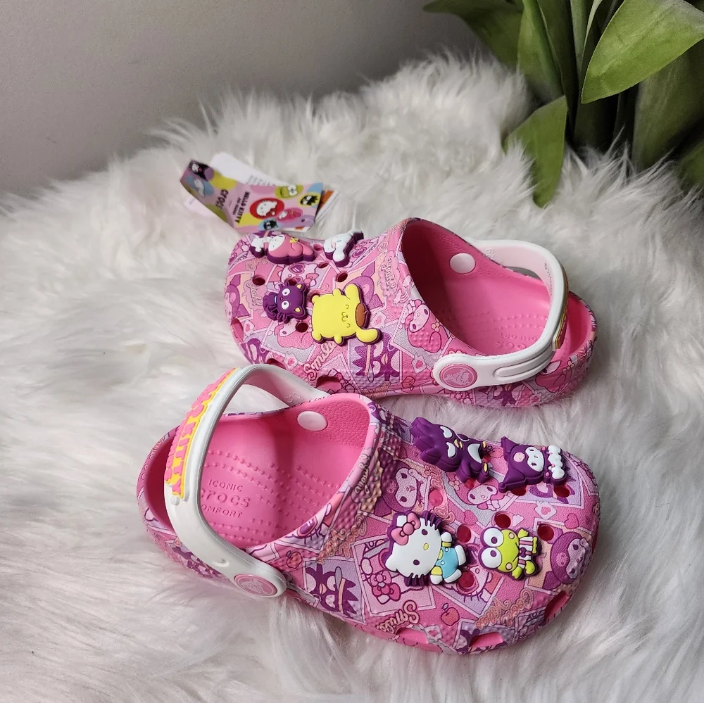 HELLO KITTY AND FRIENDS CLASSIC CLOG TODDLER new